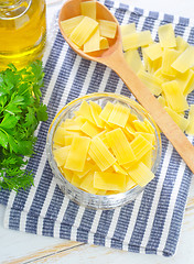 Image showing raw pasta