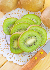 Image showing fresh kiwi