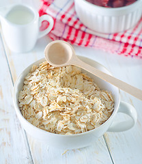 Image showing oat flakes