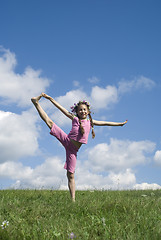 Image showing Yoga Girl