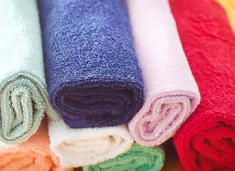 Image showing color towels