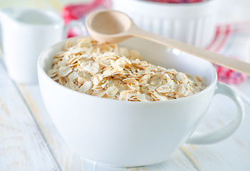 Image showing oat flakes
