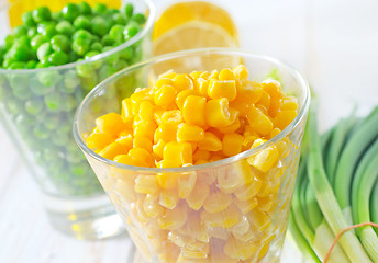 Image showing corn and peas