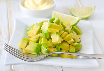 Image showing salad with avocado