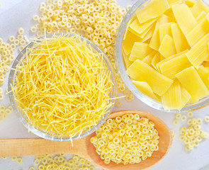 Image showing raw pasta