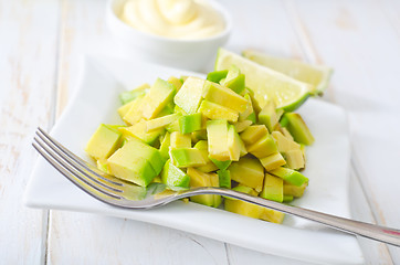 Image showing salad with avocado