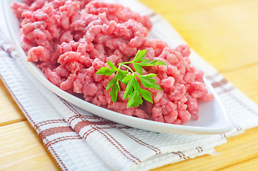 Image showing minced meat