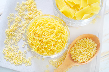 Image showing raw pasta