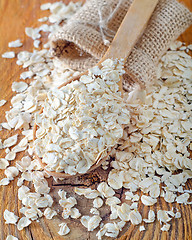 Image showing oat flakes