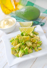 Image showing salad with avocado