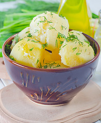 Image showing boiled potato