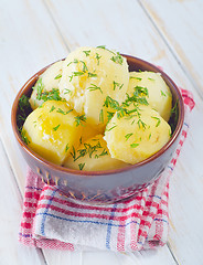 Image showing boiled potato