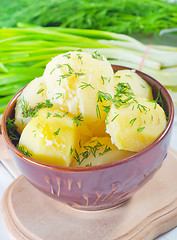 Image showing boiled potato