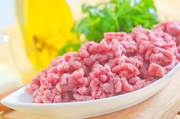 Image showing minced meat