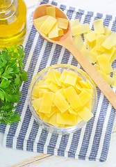 Image showing raw pasta