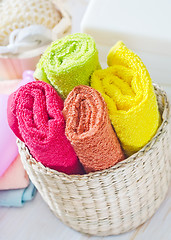 Image showing color towels