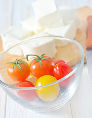 Image showing feta and tomato