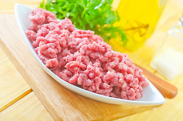 Image showing minced meat