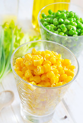 Image showing corn and peas