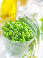 Image showing green peas