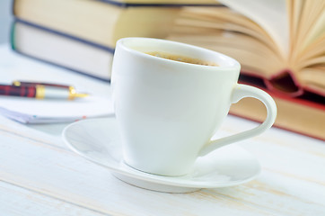 Image showing coffee and note