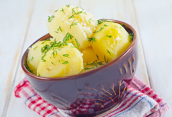 Image showing boiled potato