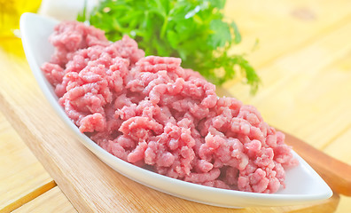 Image showing minced meat