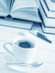 Image showing coffee and note