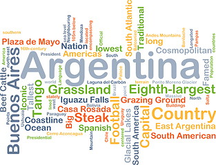 Image showing Argentina background concept