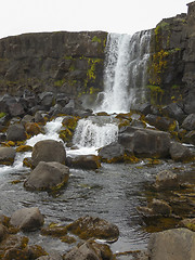 Image showing waterfall in Iceland