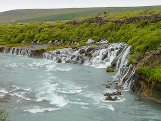 Image showing Hraunfossar