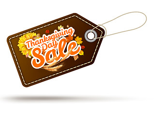 Image showing Thanksgiving Day sale. EPS 10