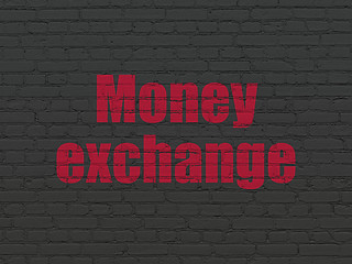 Image showing Currency concept: Money Exchange on wall background