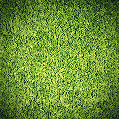 Image showing Green carpet  background