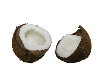 Image showing broken coconut 