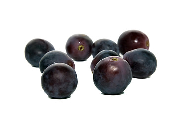 Image showing   dark grapes