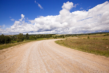 Image showing the road rural  