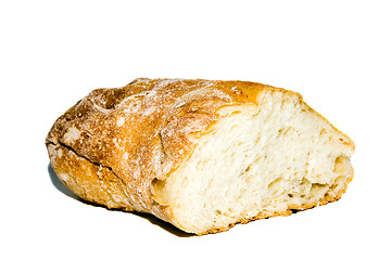 Image showing cut white bread 