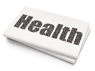 Image showing Healthcare concept: Health on Blank Newspaper background