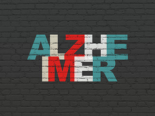 Image showing Medicine concept: Alzheimer on wall background