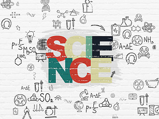 Image showing Science concept: Science on wall background