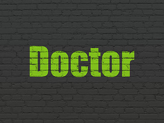 Image showing Health concept: Doctor on wall background