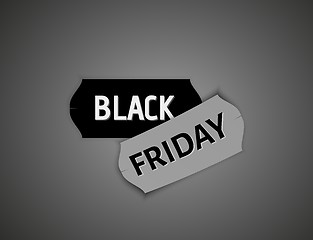 Image showing black friday stickers