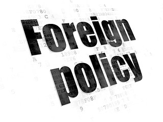 Image showing Political concept: Foreign Policy on Digital background