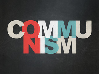 Image showing Political concept: Communism on School Board background