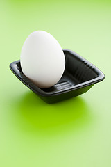 Image showing White egg