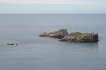 Image showing Coastal rocks