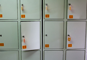 Image showing   lockers  