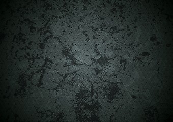 Image showing Grunge dark abstract vector wall texture