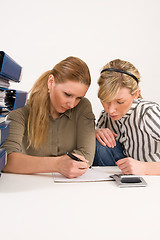 Image showing Successful business team working